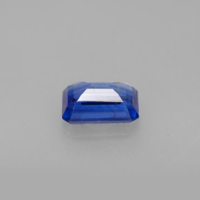 1.26캐럿 천연 블루 카이아나이트, 에메랄드 컷, 7.2×5.1 mm, VS-SI