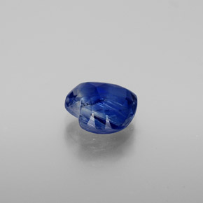 1.84캐럿 천연 블루 카이아나이트, 하트 모양, 7.9×7.7 mm, SI