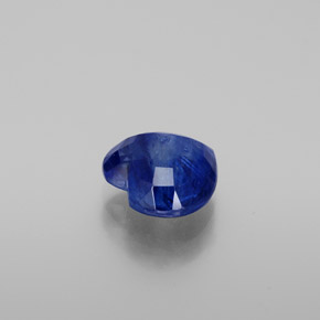 1.95캐럿 천연 블루 카이아나이트, 하트 모양, 8×7.6 mm, SI