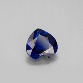 1.69캐럿 천연 블루 카이아나이트, 하트 모양, 7.9×7.9 mm, VS-SI