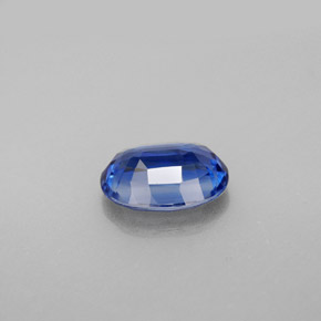 2.09캐럿 천연 블루 카이아나이트, 타원형 컷, 9×7 mm, VS