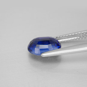 2.33캐럿 천연 블루 카이아나이트, 타원형 컷, 9×7 mm, VS