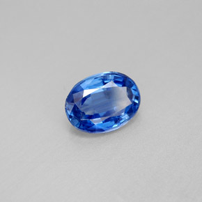2.17캐럿 천연 블루 카이아나이트, 타원형 컷, 9.1×6.9 mm, VS