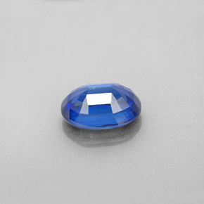 2.29캐럿 천연 블루 카이아나이트, 타원형 컷, 9.1×6.9 mm, VS-SI