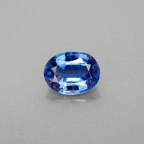 2.26캐럿 천연 블루 카이아나이트, 타원형 컷, 8.9×7 mm, VS-SI