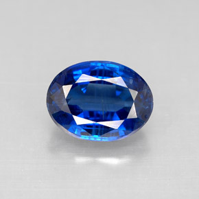2.44캐럿 천연 블루 카이아나이트, 타원형 컷, 9×6.8 mm, VS-SI
