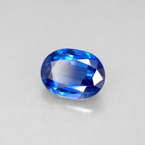 2.20캐럿 천연 블루 카이아나이트, 타원형 컷, 9×6.8 mm, VS-SI