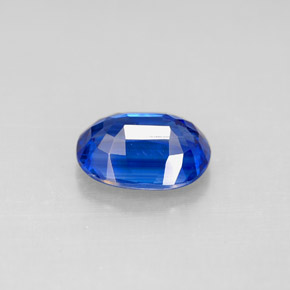 2.20캐럿 천연 블루 카이아나이트, 타원형 컷, 9×6.8 mm, VS-SI