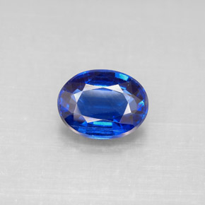 2.31캐럿 천연 블루 카이아나이트, 타원형 컷, 9.2×7 mm, VS