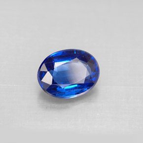 2.31캐럿 천연 블루 카이아나이트, 타원형 컷, 9.2×7 mm, VS