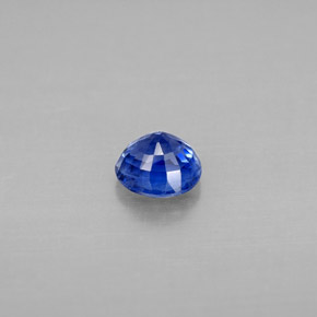 0.71캐럿 천연 블루 카이아나이트, 라운드 컷, 5.12 mm, SI