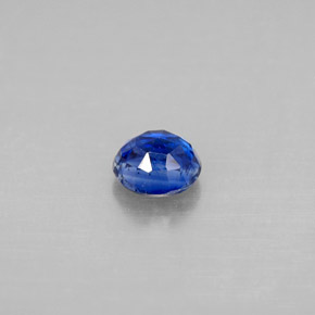 0.73캐럿 천연 블루 카이아나이트, 라운드 컷, 5.31 mm, SI