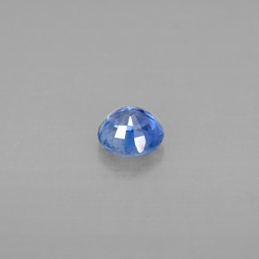 0.61캐럿 천연 블루 카이아나이트, 라운드 컷, 5.03 mm, SI