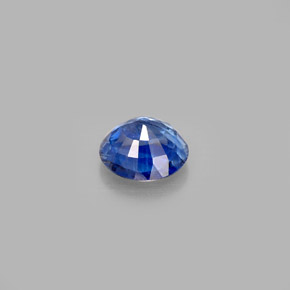 0.89캐럿 천연 블루 카이아나이트, 라운드 컷, 5.90 mm, VS-SI