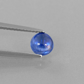0.91캐럿 천연 블루 카이아나이트, 투명한, 5.87 mm, 투명/반투명