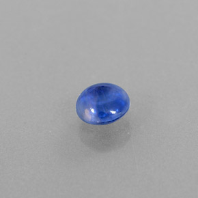 0.91캐럿 천연 블루 카이아나이트, 투명한, 5.87 mm, 투명/반투명