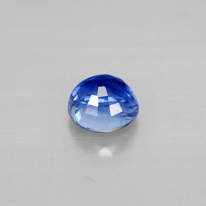1.37캐럿 천연 블루 카이아나이트, 라운드 컷, 6.19 mm, VS-SI