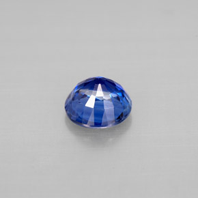 1.06캐럿 천연 블루 카이아나이트, 라운드 컷, 5.98 mm, VS