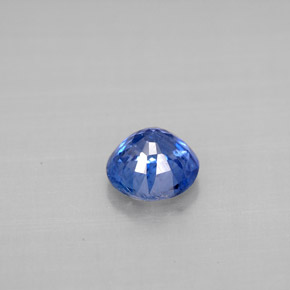 0.97캐럿 천연 블루 카이아나이트, 라운드 컷, 5.91 mm, VS-SI