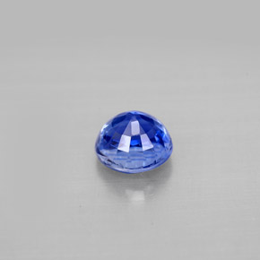 1.23캐럿 천연 블루 카이아나이트, 라운드 컷, 5.97 mm, VS-SI