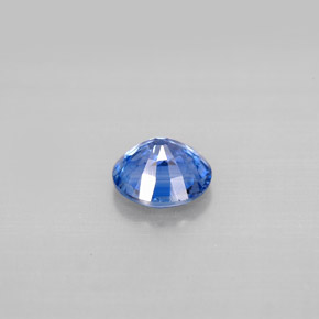 0.85캐럿 천연 블루 카이아나이트, 라운드 컷, 5.95 mm, VS-SI