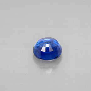 1.22캐럿 천연 블루 카이아나이트, 라운드 컷, 6.12 mm, VS-SI