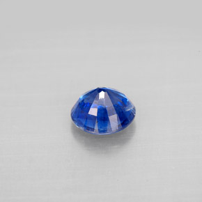 0.99캐럿 천연 블루 카이아나이트, 라운드 컷, 5.89 mm, VS-SI