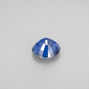 0.89캐럿 천연 블루 카이아나이트, 라운드 컷, 5.86 mm, VS-SI