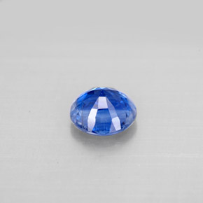 1.03캐럿 천연 블루 카이아나이트, 라운드 컷, 6.12 mm, VS-SI