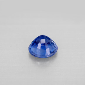 1.16캐럿 천연 블루 카이아나이트, 라운드 컷, 6.16 mm, VS-SI