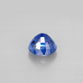 1.30캐럿 천연 블루 카이아나이트, 라운드 컷, 6.22 mm, VS-SI