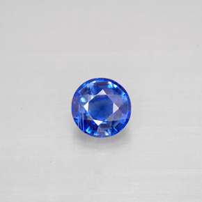 1.00캐럿 천연 블루 카이아나이트, 라운드 컷, 5.88 mm, VS-SI