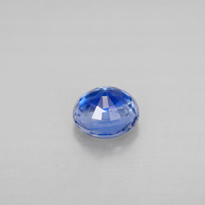 1.02캐럿 천연 블루 카이아나이트, 라운드 컷, 5.87 mm, VS-SI