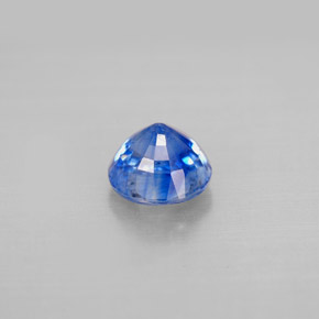1.20캐럿 천연 블루 카이아나이트, 라운드 컷, 6.10 mm, VS-SI