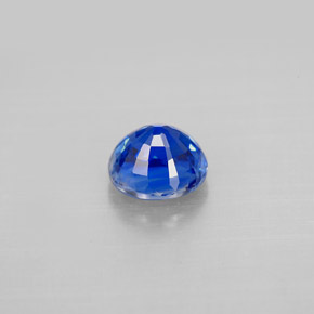 1.19캐럿 천연 블루 카이아나이트, 라운드 컷, 6.04 mm, VS-SI