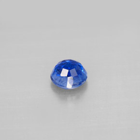0.81캐럿 천연 블루 카이아나이트, 라운드 컷, 5.32 mm, VS-SI
