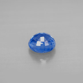1.29캐럿 천연 블루 카이아나이트, 라운드 컷, 6.17 mm, VS-SI