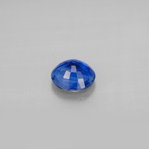 0.93캐럿 천연 블루 카이아나이트, 라운드 컷, 6.04 mm, VS-SI