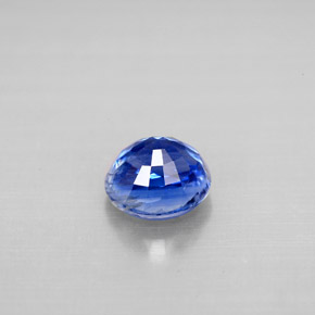 1.21캐럿 천연 블루 카이아나이트, 라운드 컷, 6.05 mm, VS-SI
