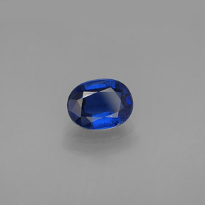 2.66캐럿 천연 블루 카이아나이트, 타원형 컷, 9.2×7.1 mm, VS