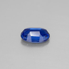 0.49캐럿 천연 블루 카이아나이트, 타원형 컷, 6×4 mm, VS-SI