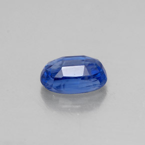 0.64캐럿 천연 블루 카이아나이트, 타원형 컷, 5.8×4.3 mm, VS-SI