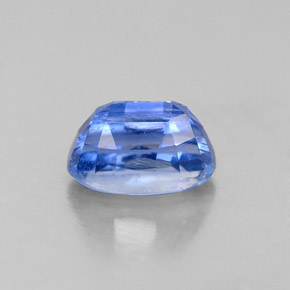0.82캐럿 천연 블루 카이아나이트, 타원형 컷, 6.1×4.1 mm, VS-SI