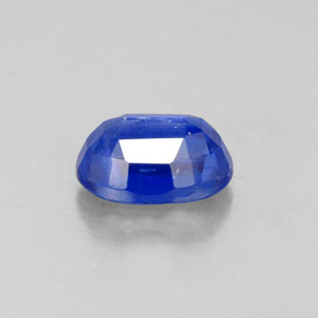 0.72캐럿 천연 블루 카이아나이트, 타원형 컷, 6.1×4.1 mm, VS-SI