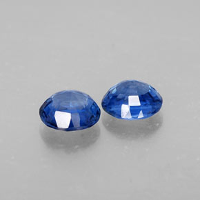 캐럿 천연 블루 카이아나이트 보석, 라운드 컷, 5.14 mm, VS-SI