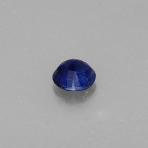 0.45캐럿 천연 블루 카이아나이트, 라운드 컷, 4.61 mm, VS