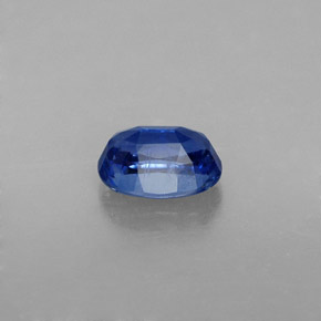0.72캐럿 천연 딥 블루 카이아나이트, 타원형 컷, 6×4.3 mm, VS-SI