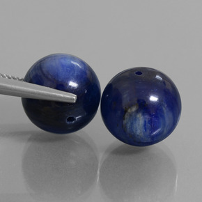 캐럿 천연 파란색 카이아나이트 보석, 구 / 공, 불투명체