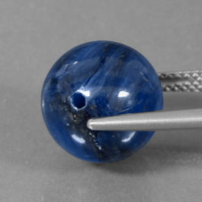 15.55캐럿 천연 파란색 카이아나이트, 구 / 공, 불투명체