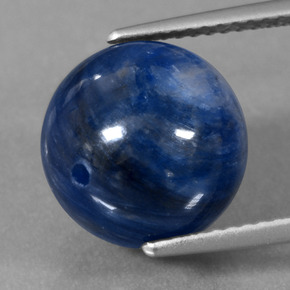 12.83캐럿 천연 블루 카이아나이트, 구형 / 볼, 11.42 mm, 불투명체